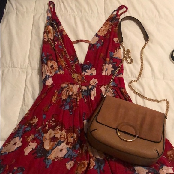 Other - Red floral romper